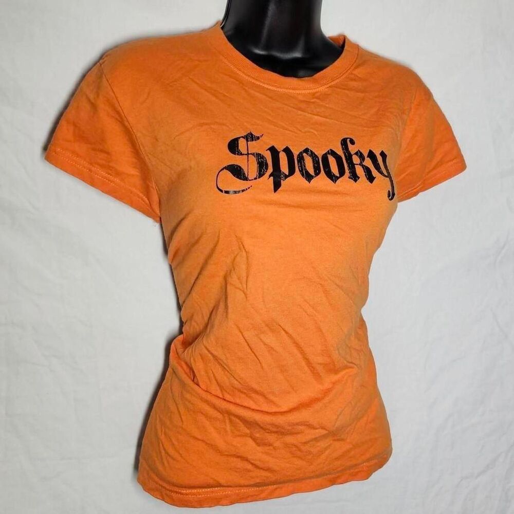 Vintage y2k 2000s halloween spooky baby tee